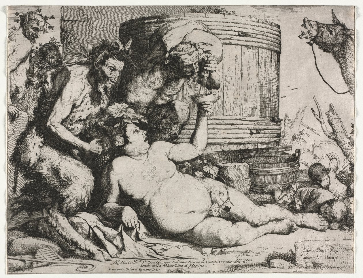 Silenus, 1628। द्वारा जुसेप डी रिबेरा