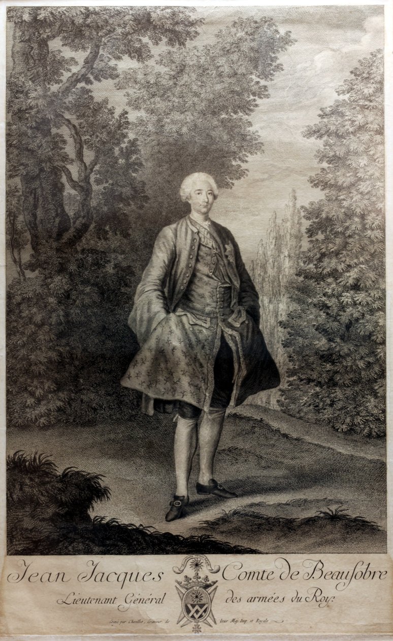 जीन-जैक्स, ब्यूसोब्रे की गणना (1704-1783), रॉय की सेनाओं के लेफ्टिनेंट जनरल द्वारा जस्टस शिल्लेट
