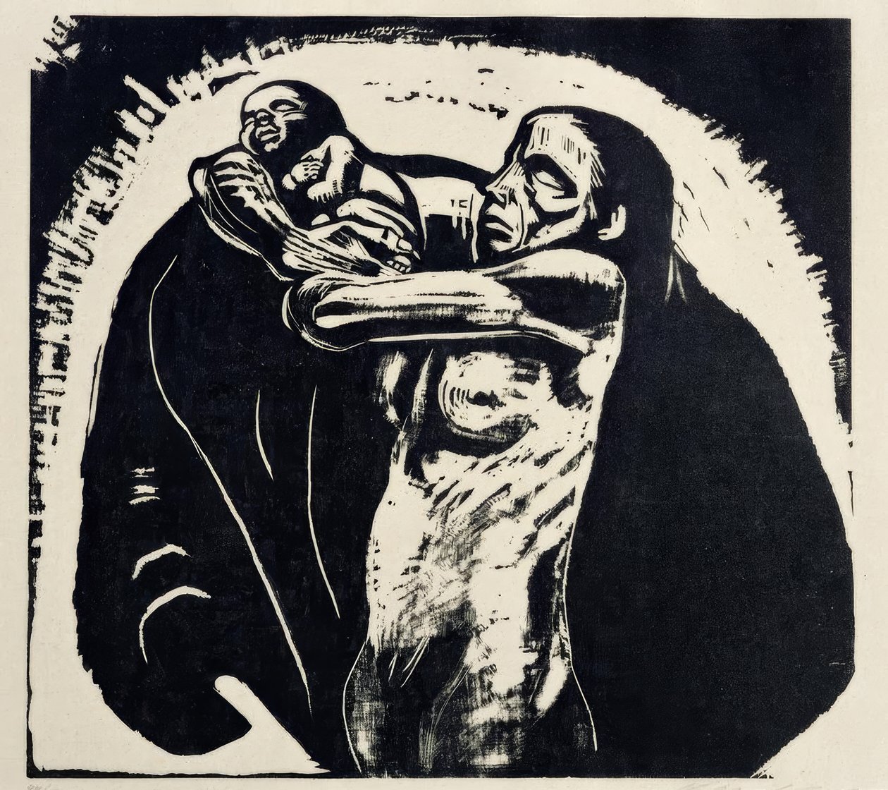 K.Kollwitz, पीड़ित द्वारा कैथ कोलविट्ज़