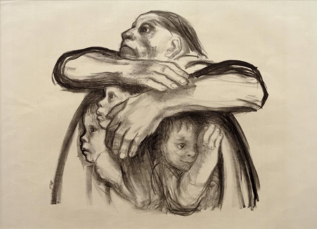 K.Kollwitz, बीज वाले फल जमीन नहीं होने चाहिए द्वारा कैथ कोलविट्ज़