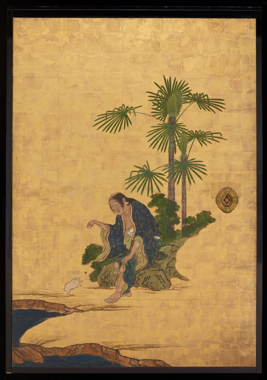 Taoist अमर, c.1647 (स्याही, कागज पर सोने का रंग) द्वारा कानो संसेट्सु
