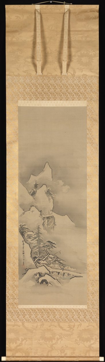 शीतकालीन परिदृश्य, 1662. द्वारा कानो तान्यो