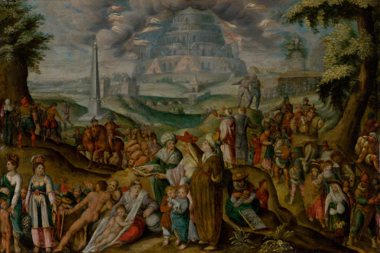 जीभ का भ्रम, 1600s। द्वारा कारेल वैन मंडेर द एल्डर