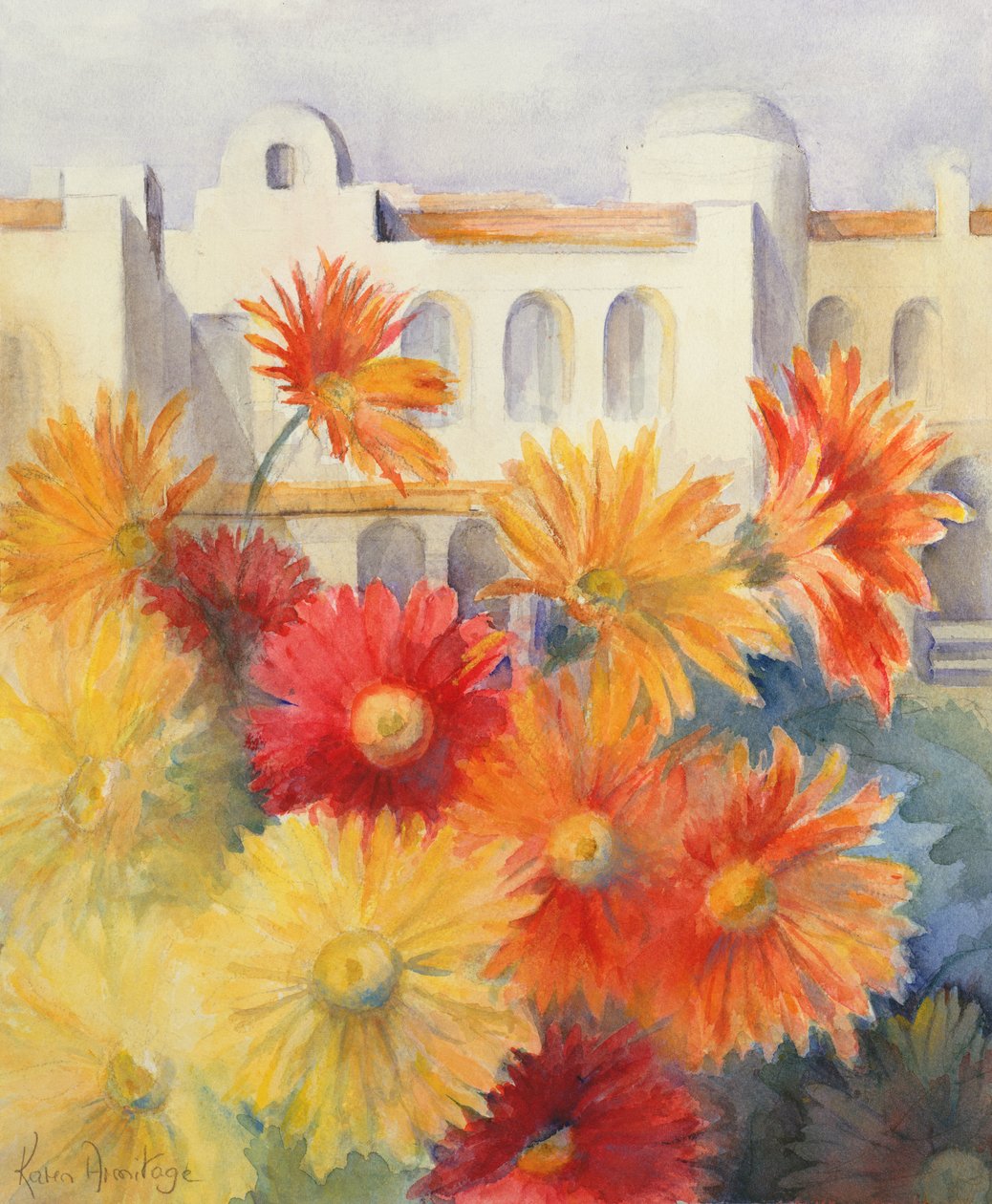 Gerberas द्वारा करेन शमन