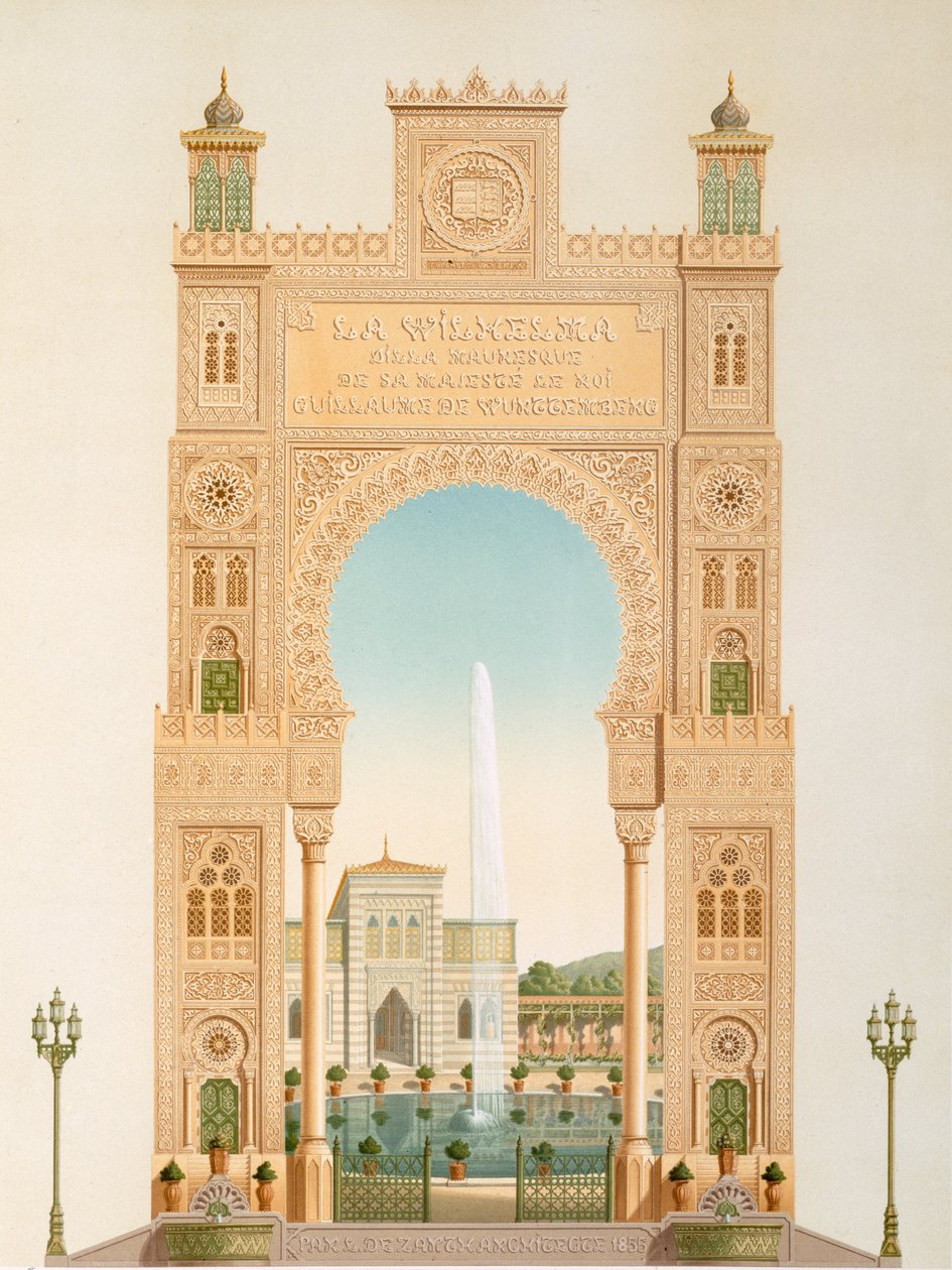 विल्हमा के प्रवेश द्वार के लिए डिजाइन, 1837 द्वारा कार्ल लुडविग विल्हेम ज़ैंथ