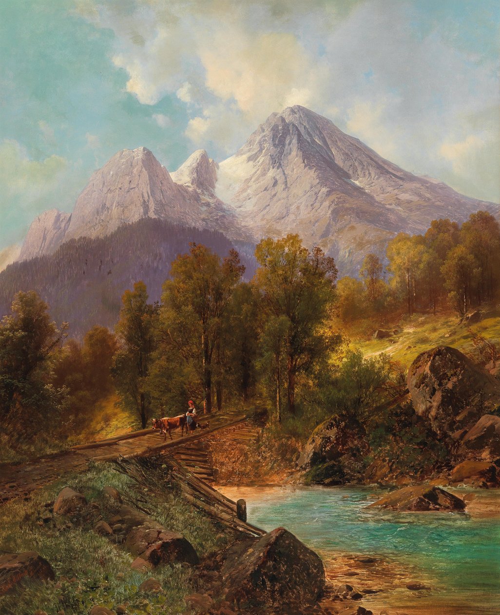 बर्किट्सगैडेन के पास Watzmann द्वारा कार्ल मिलर