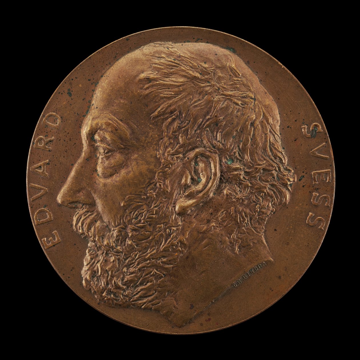 एडुआर्ड सूस, 1831-1914, भूविज्ञानी [आगे की ओर], 1897। द्वारा कार्ल गिंद्रा