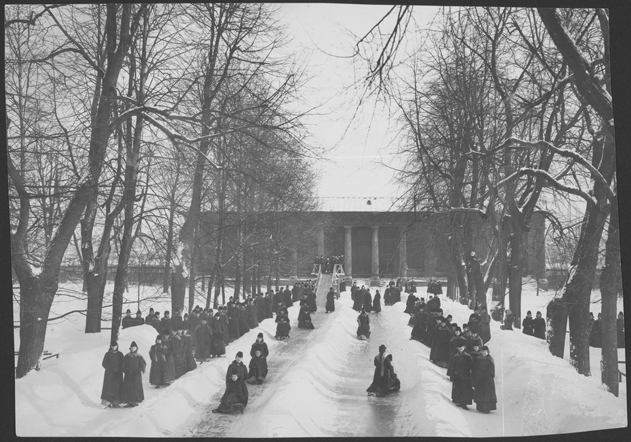1916 से पहले स्लेजिंग द्वारा कार्ल कार्लोविच बुल्ला