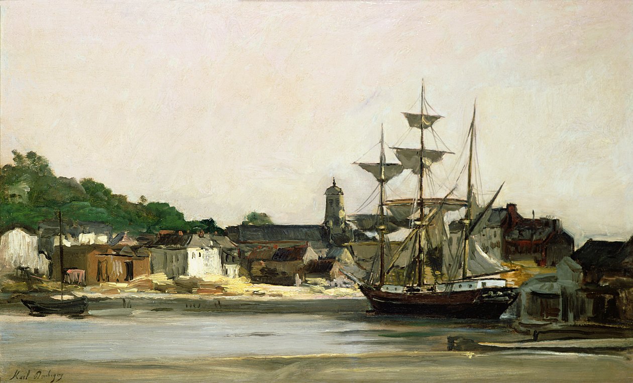 होनफेलुर में हार्बर द्वारा कार्ल पियरे Daubigny