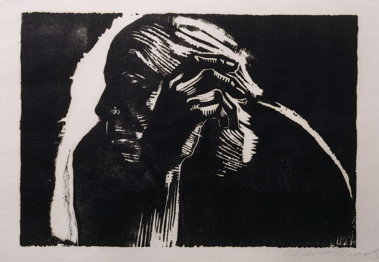 सेल्फ पोट्रेट; सेल्फ-पोर्ट्रेट, 1924 द्वारा कैथ कोलविट्ज़