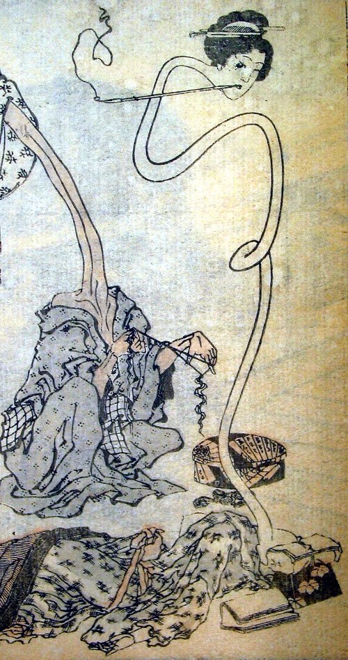 rokurokubi द्वारा कत्सुशिका होकुसाई