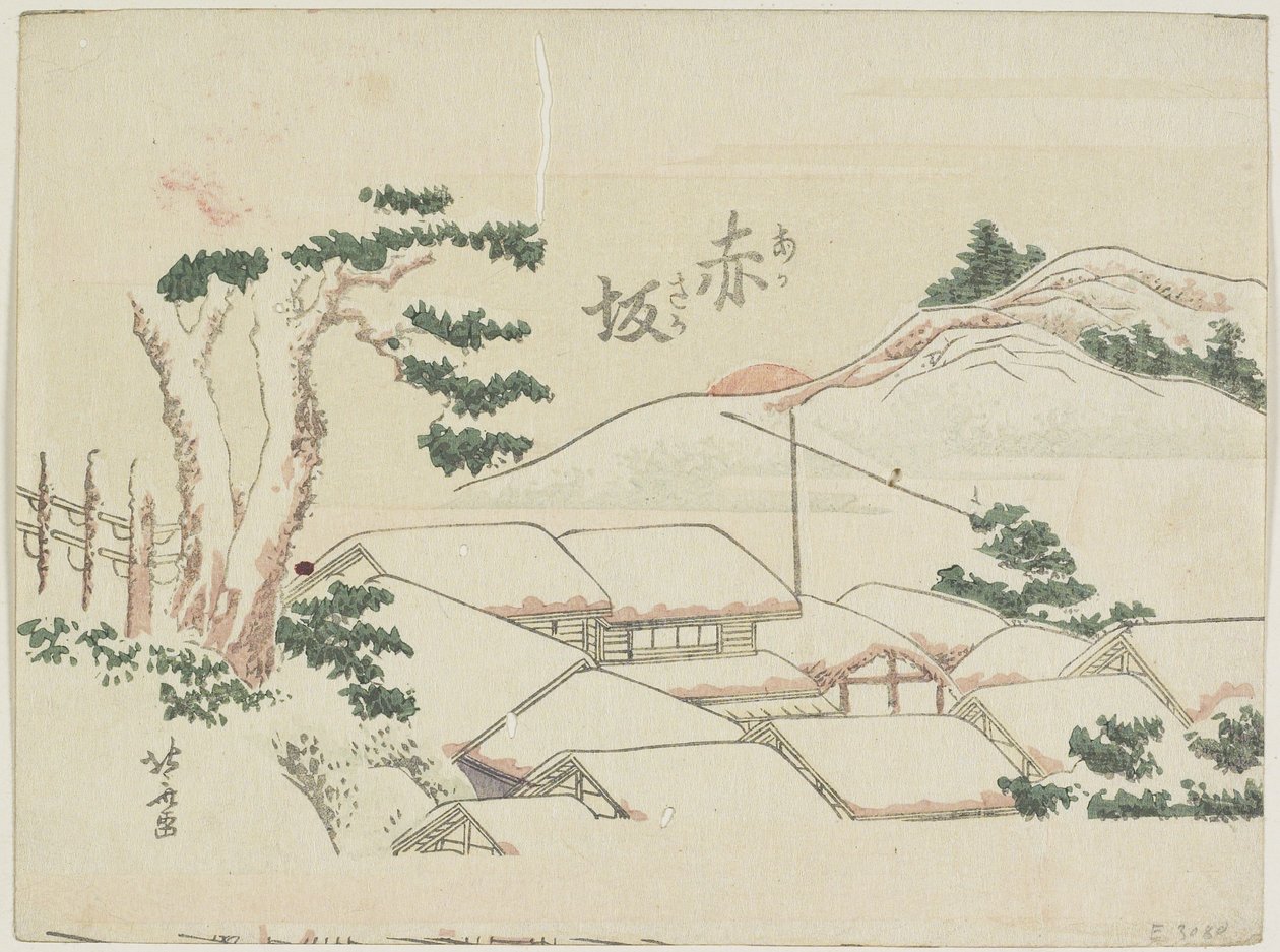 अकासाका, 1799-1802 द्वारा कत्सुशिका होकुसाई
