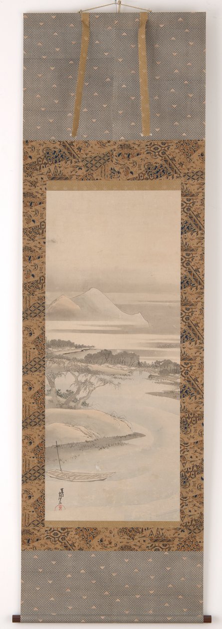 नदी परिदृश्य, 1760-1849। द्वारा कत्सुशिका होकुसाई