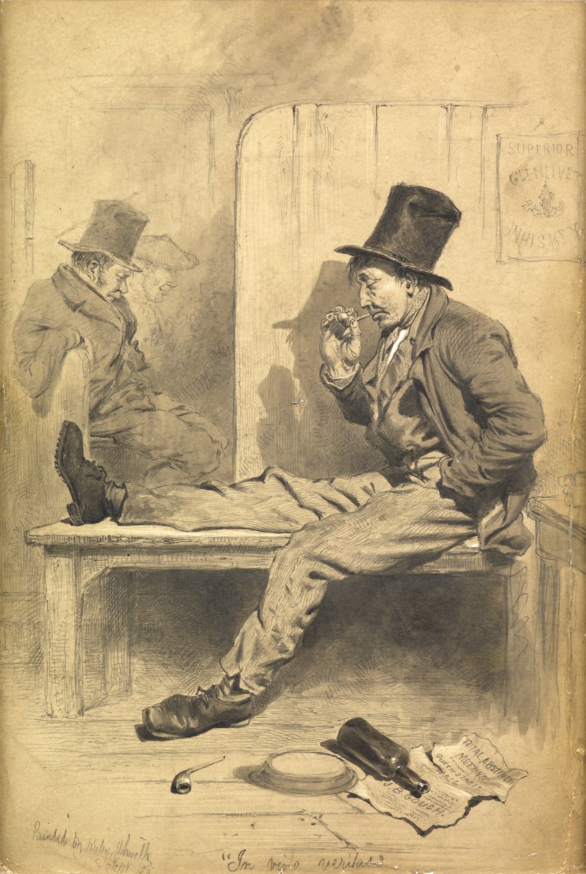वीनो वेरिटास में, 1855 द्वारा कीली गर्दन की लहर