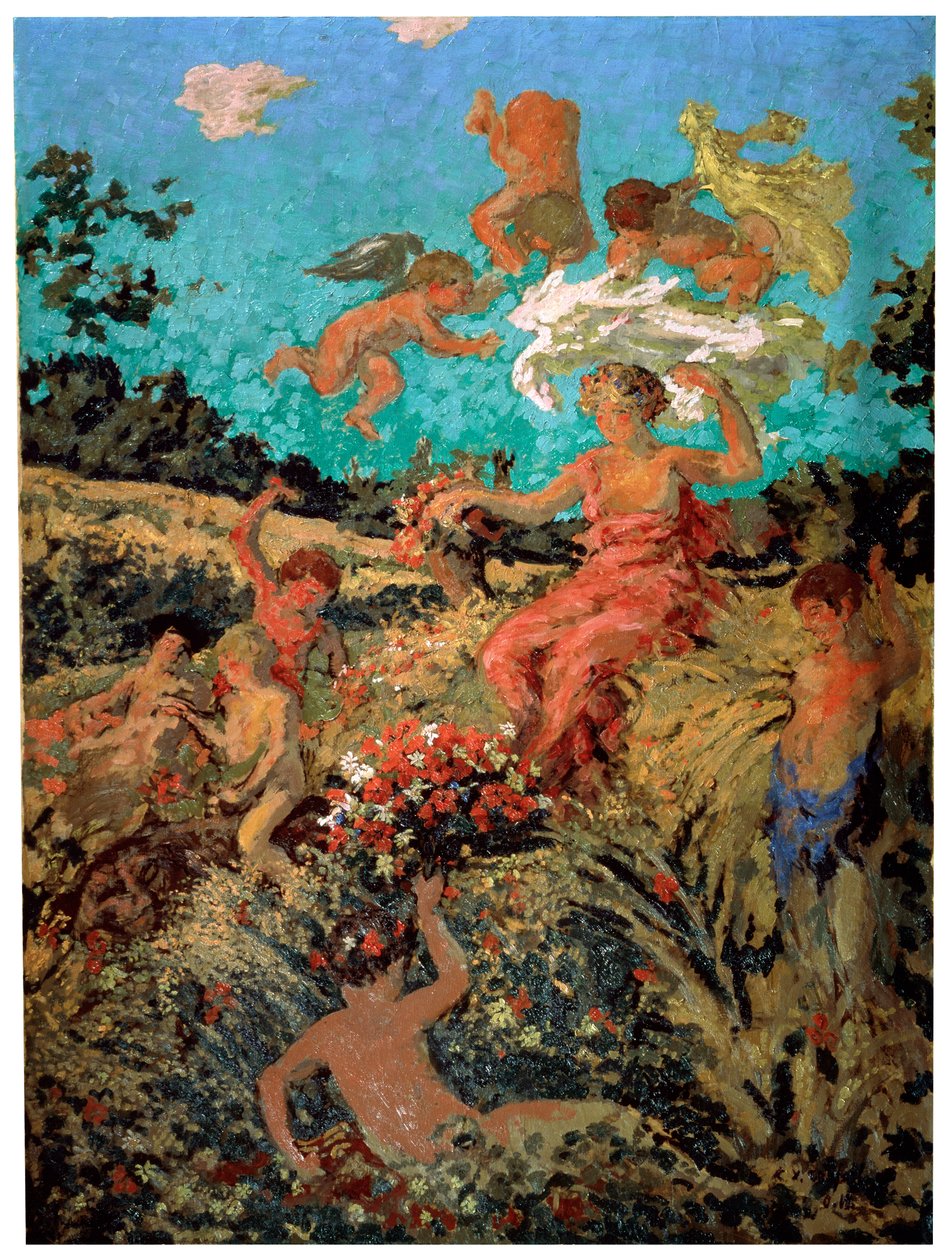 देश उत्सव। ग्रीष्मकालीन, c1911-c1913 द्वारा केर जेवियर रसेल