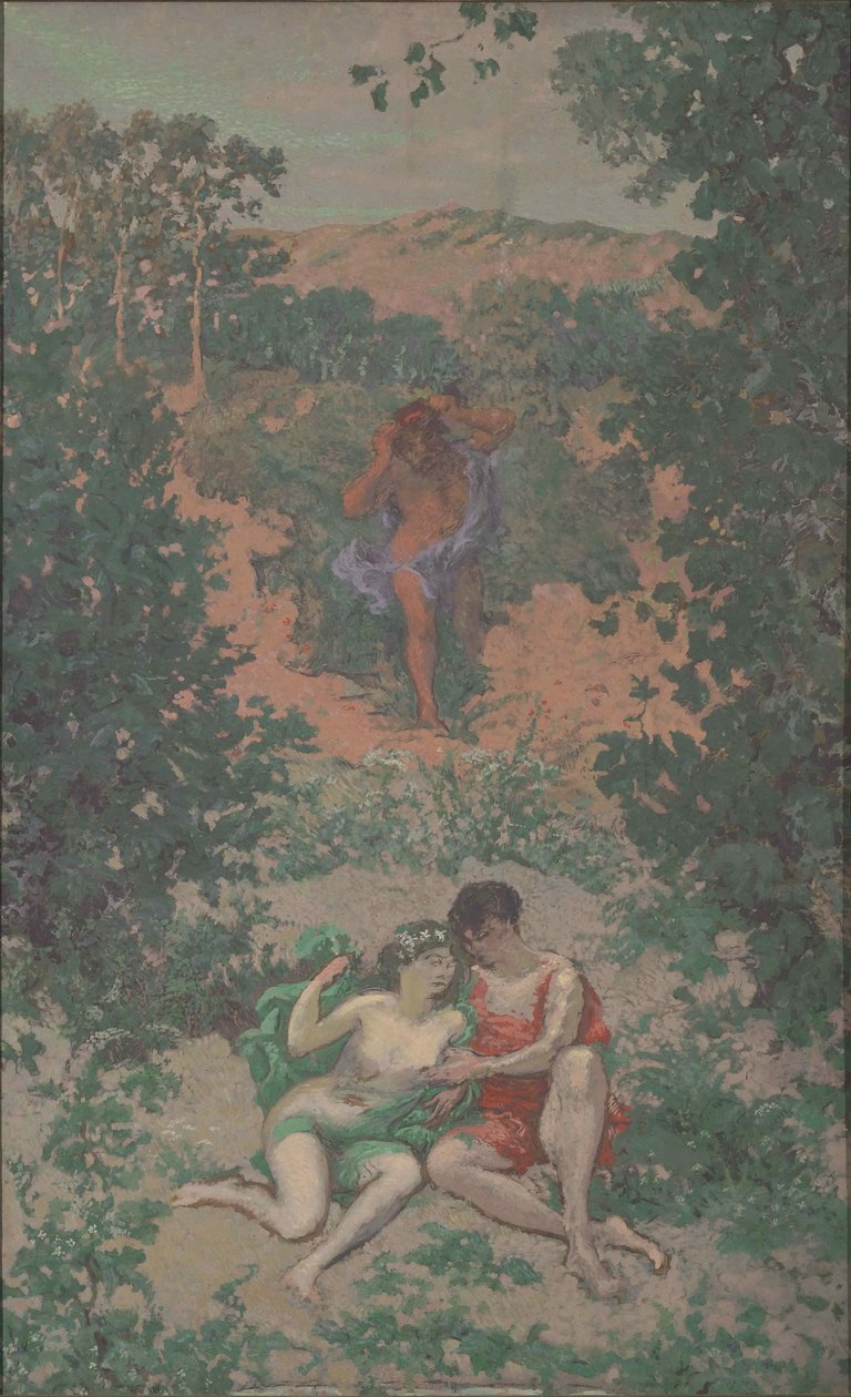 पॉलीपेमस, एसिस और गैलाटिया, 1867-1944। द्वारा केर जेवियर रसेल