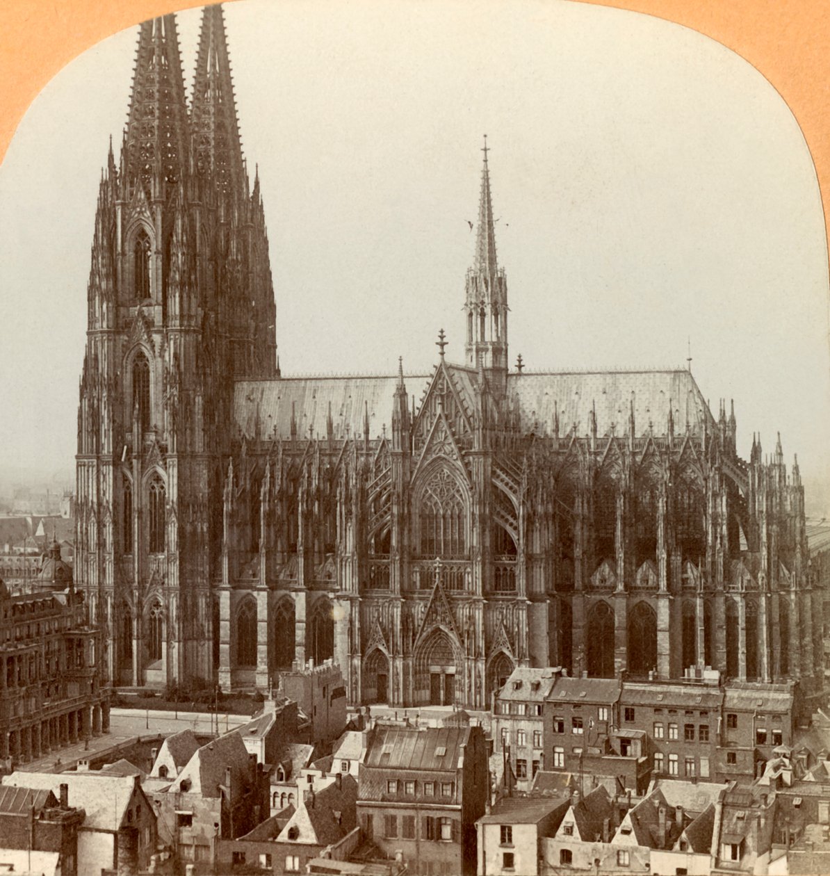 कोलोन कैथेड्रल, कोलोन, जर्मनी, c1900। द्वारा कीस्टोन व्यू कंपनी