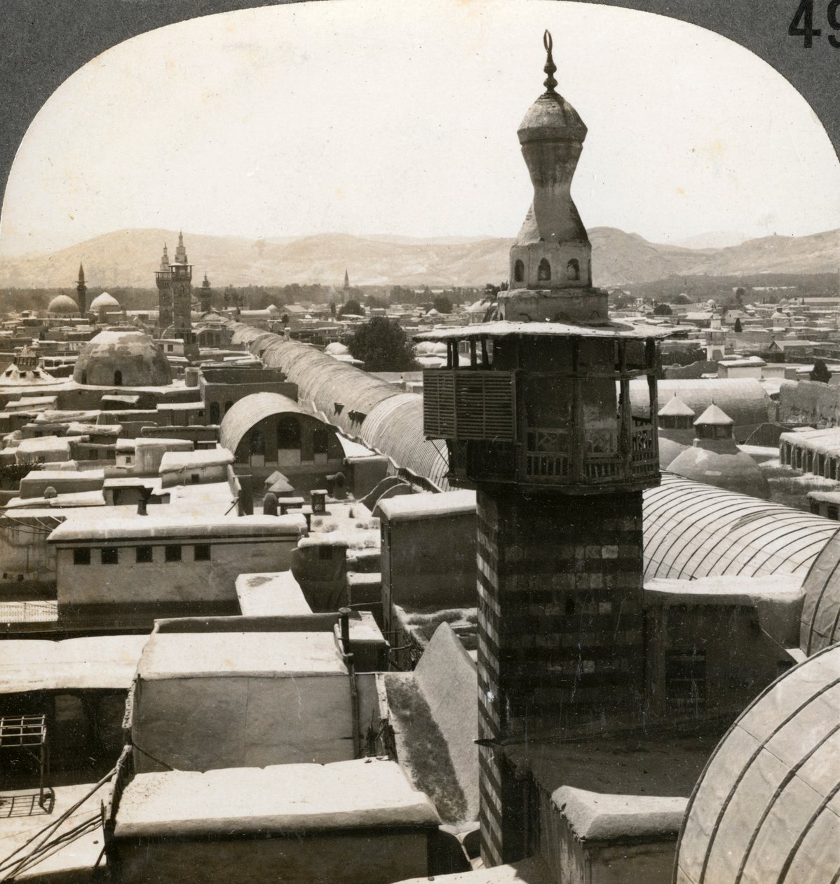 दमिश्क, सीरिया, 1900s। द्वारा कीस्टोन व्यू कंपनी