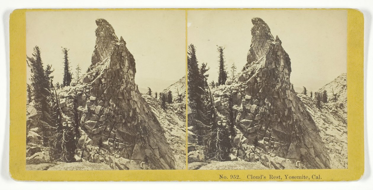 क्लाउड्स रेस्ट, योसेमाइट, कैल., 185575. निर्माता: किलबर्न ब्रदर्स, बीडब्ल्यू किलबर्न। द्वारा किलबर्न ब्रदर्स, बीडब्ल्यू किलबर्न