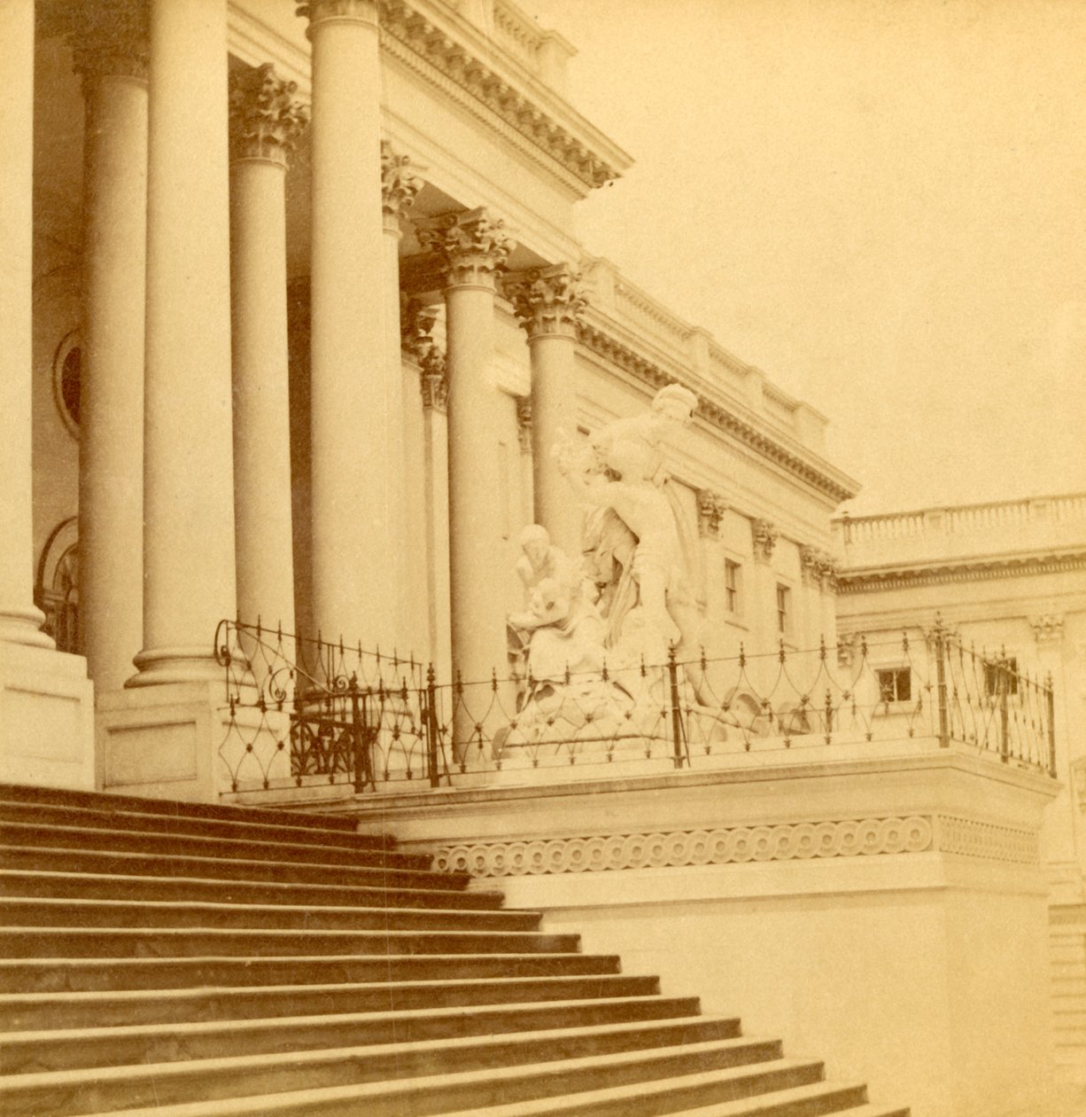 सीनेट फ्रंट, वाशिंगटन डीसी, c1900। द्वारा किलबर्न ब्रदर्स