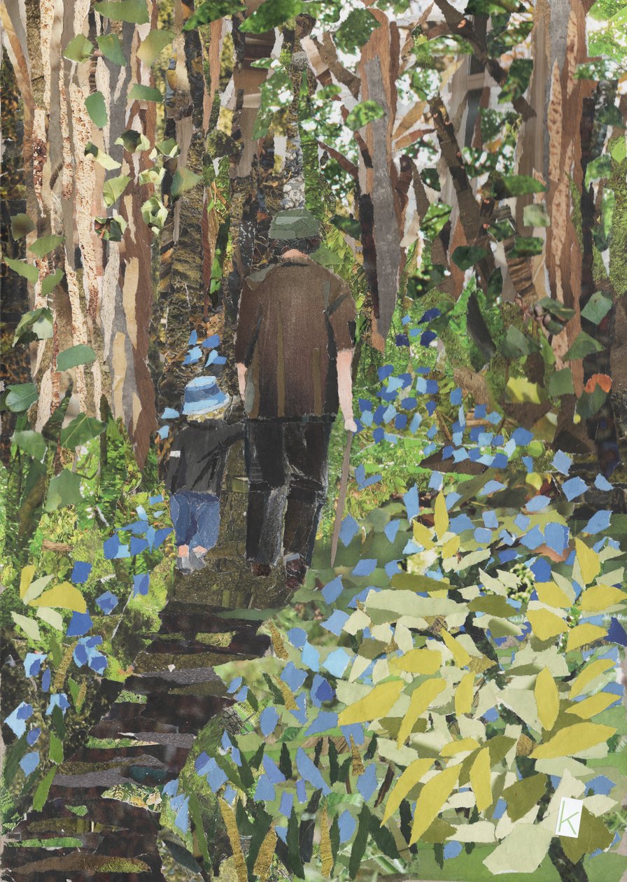 Bluebells के बीच में द्वारा कर्स्टी एडम्सन