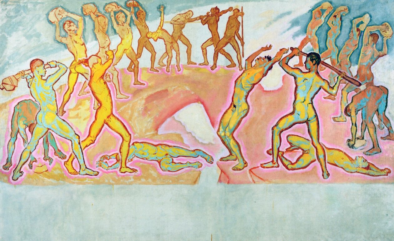 द क्लैश ऑफ द टाइटंस, 1913-15 द्वारा कोलमन मोजर