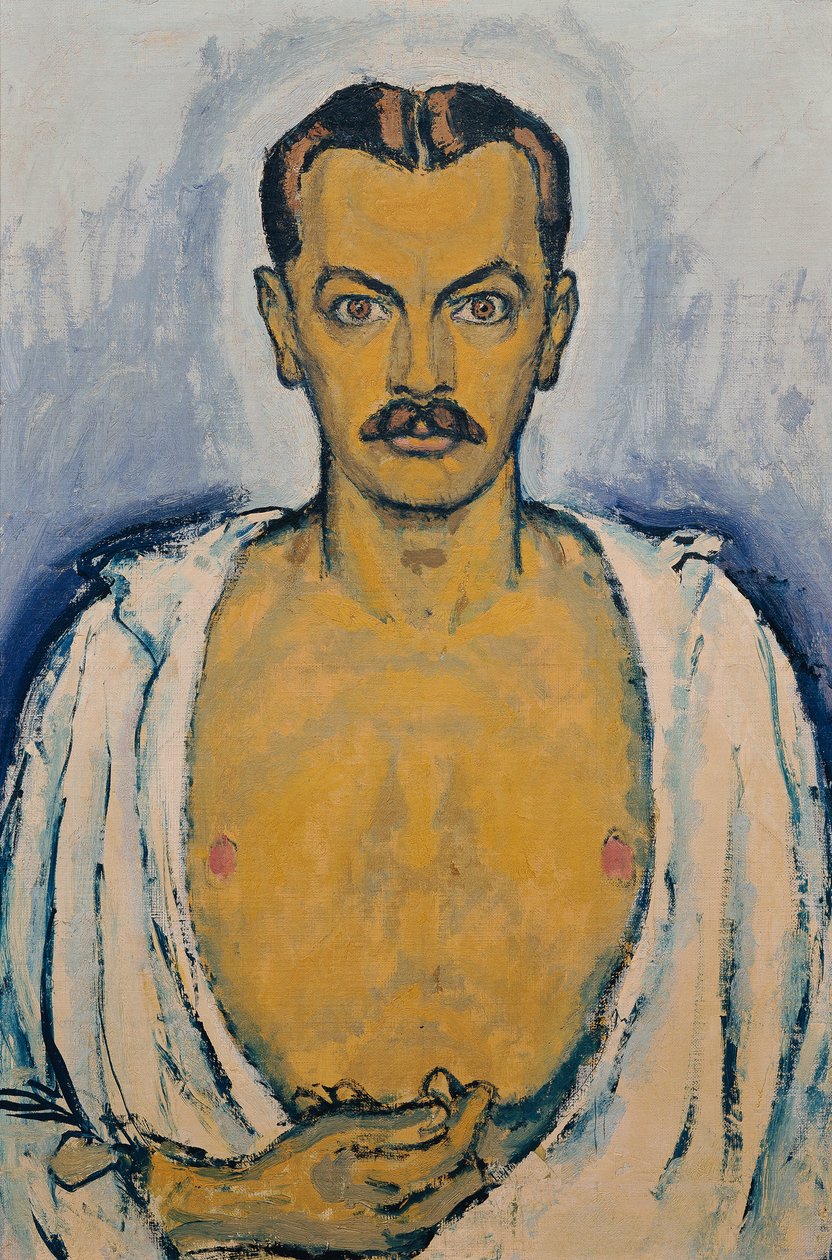 सेल्फ-पोर्ट्रेट, सी। 1915. द्वारा कोलमन मोजर