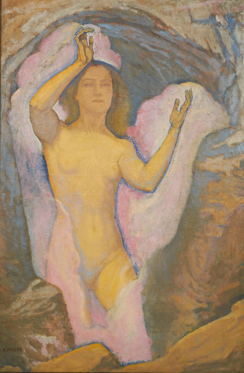 वीनस इन ग्रोटो III, 1916। द्वारा कोलमन मोजर