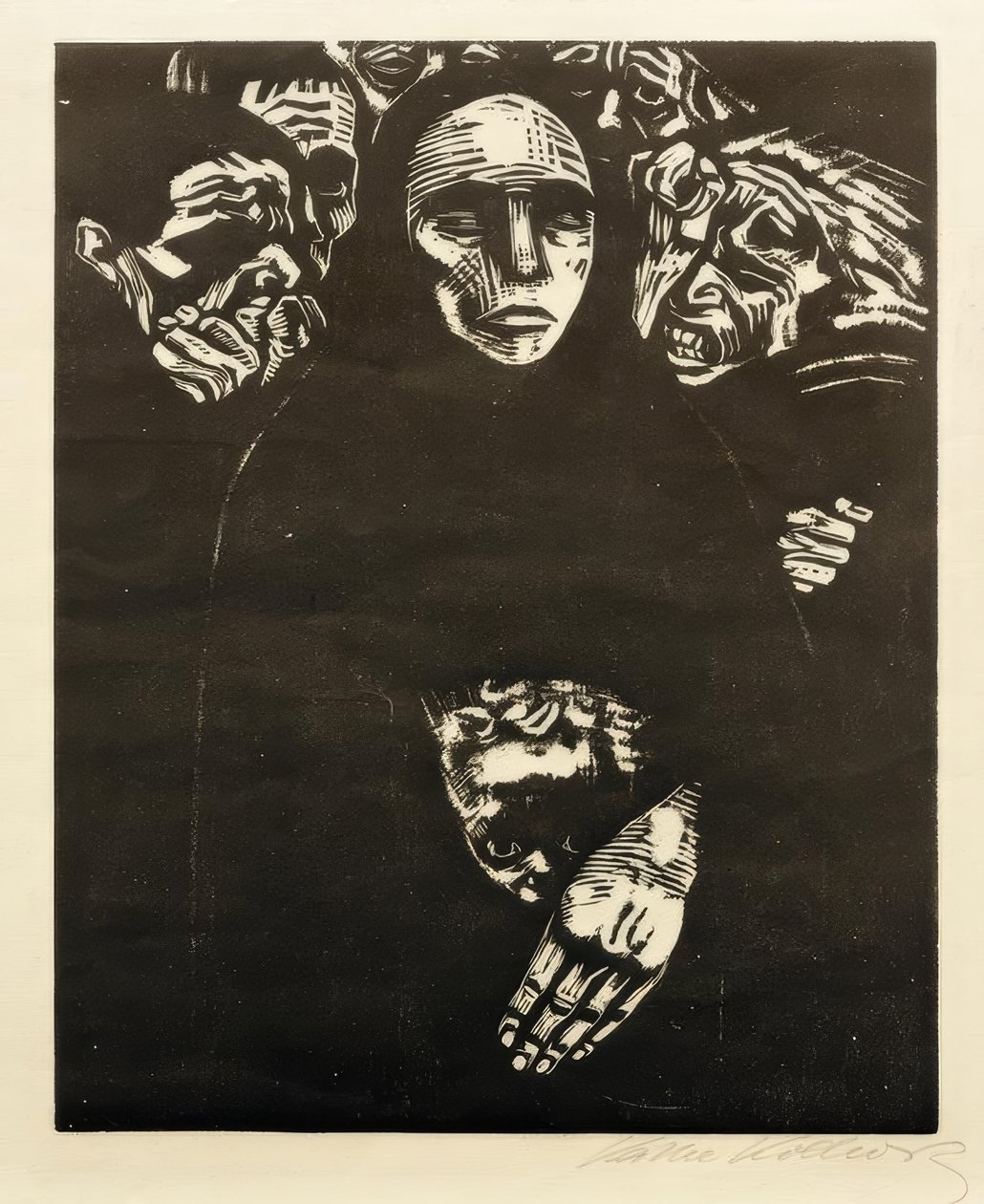 K.Kollwitz, लोगों को द्वारा कैथ कोलविट्ज़