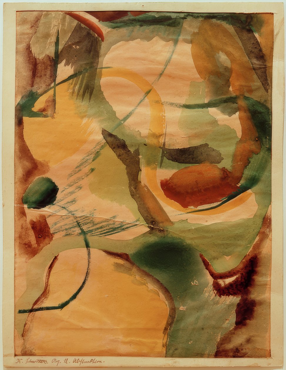 So. 12 अमूर्तन द्वारा कर्ट Schwitters