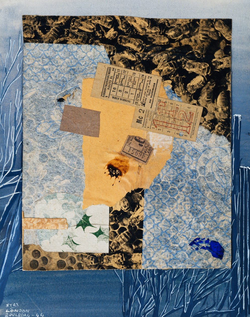 बस टिकट, 1944 द्वारा कर्ट Schwitters