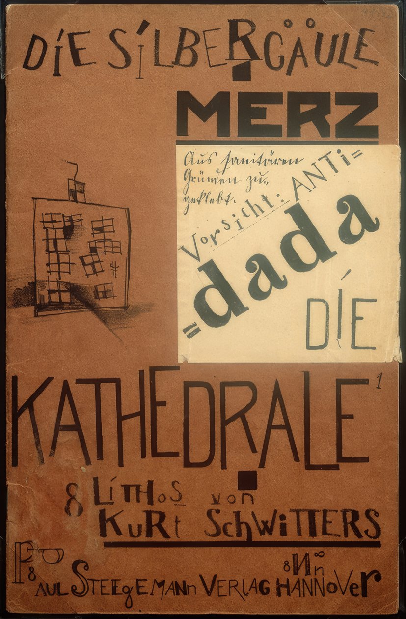 कैथेड्रल, 8 लिथोग्राफ द्वारा कर्ट Schwitters