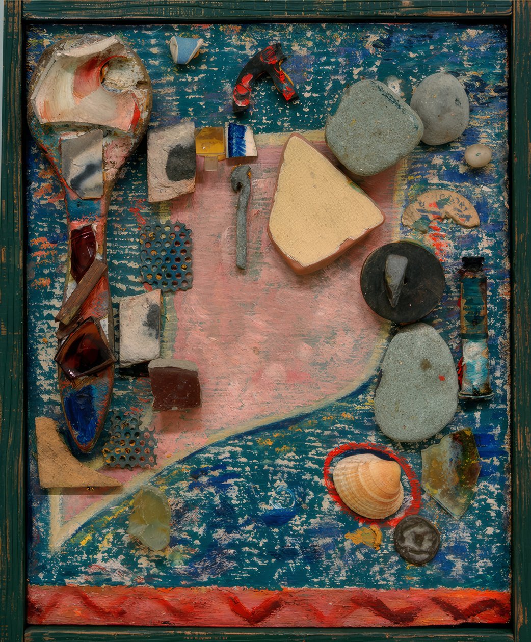 कई भागों के साथ छोटा मर्ज़बिल्ड द्वारा कर्ट Schwitters