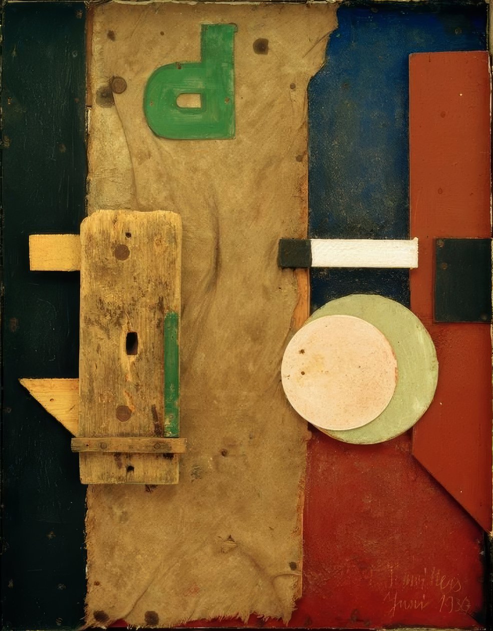 मेरज़बिल्ड पी गुलाबी द्वारा कर्ट Schwitters