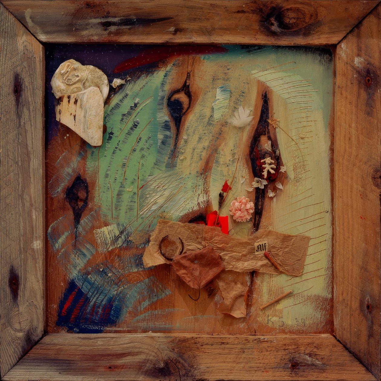 अल्फ के साथ मर्ज तस्वीर द्वारा कर्ट Schwitters
