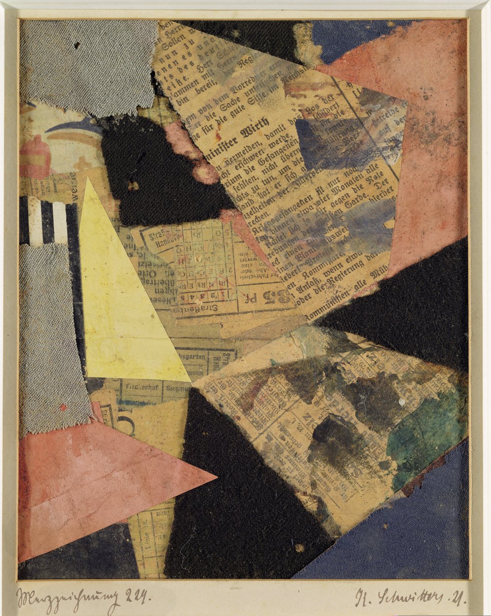 ड्राइंग 229, 1921 द्वारा कर्ट Schwitters