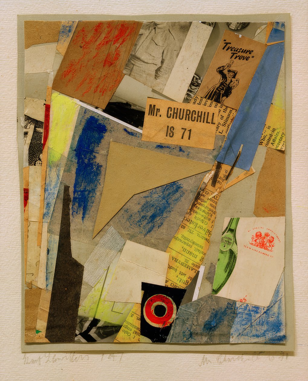 मिस्टर चर्चिल 71 हैं द्वारा कर्ट Schwitters