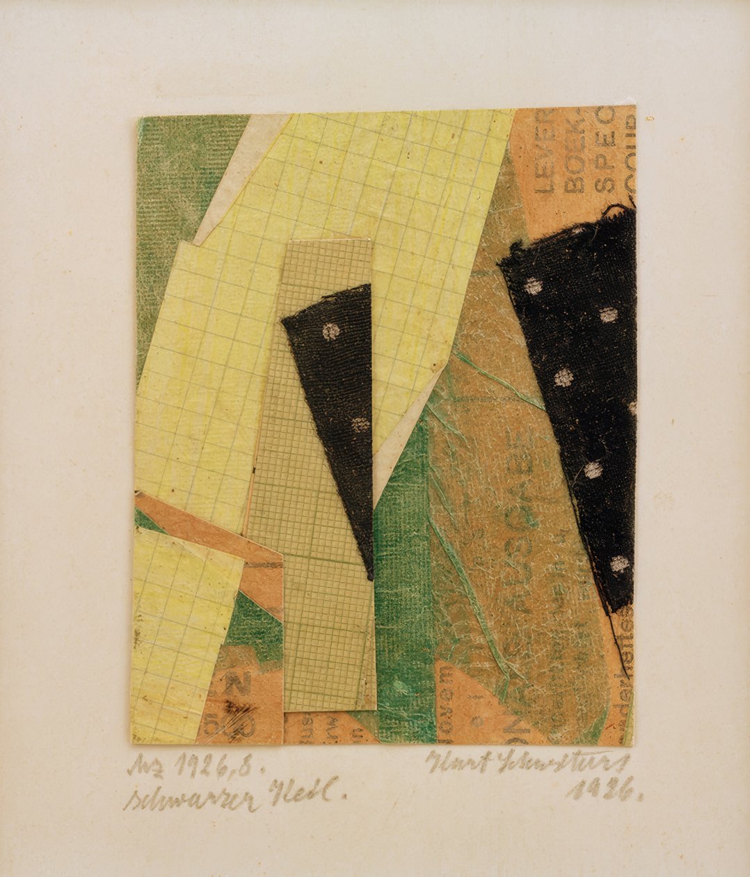 Mz 1926.8, काली कील द्वारा कर्ट Schwitters