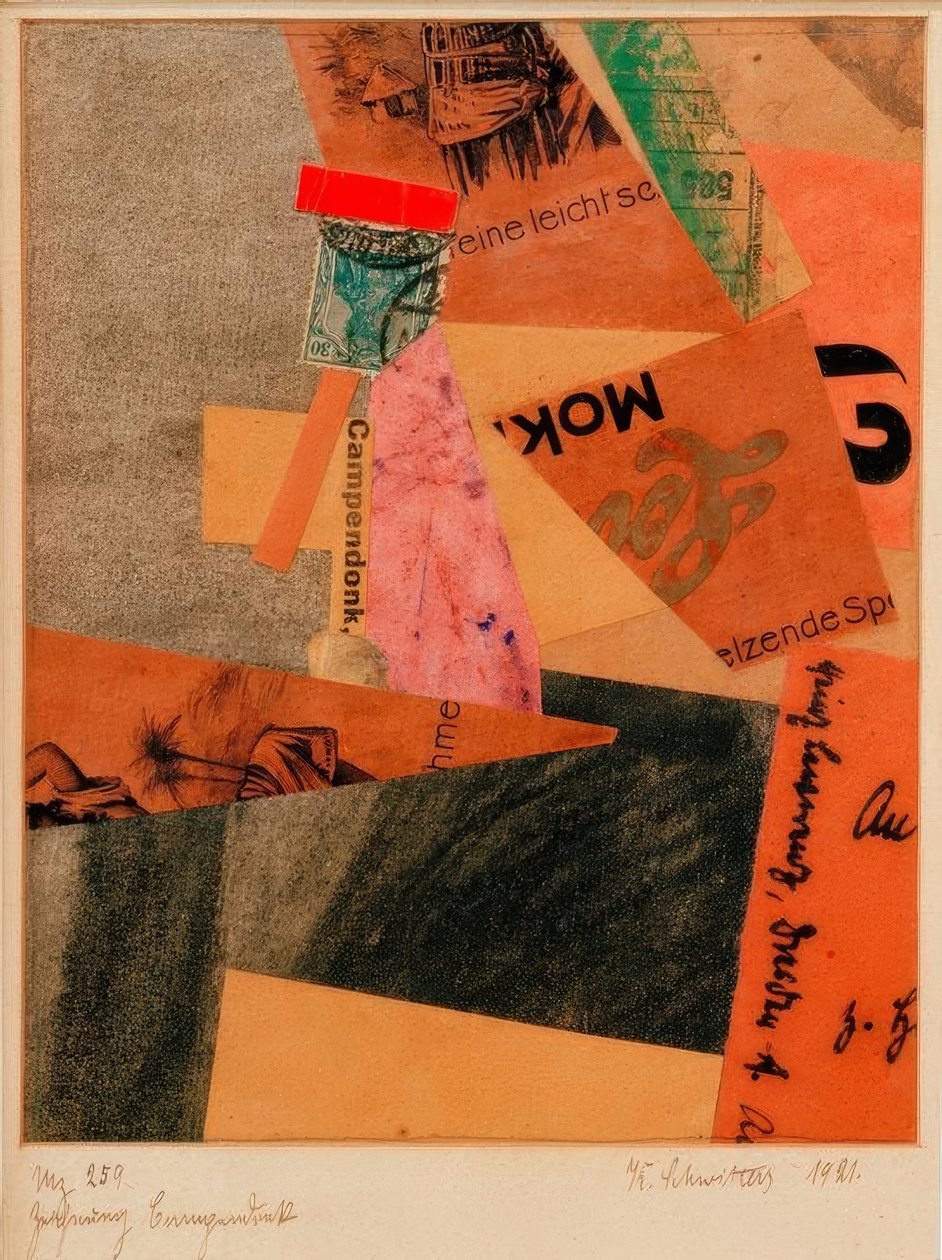 एमजेड 259 ड्राइंग कैंपेंडक द्वारा कर्ट Schwitters