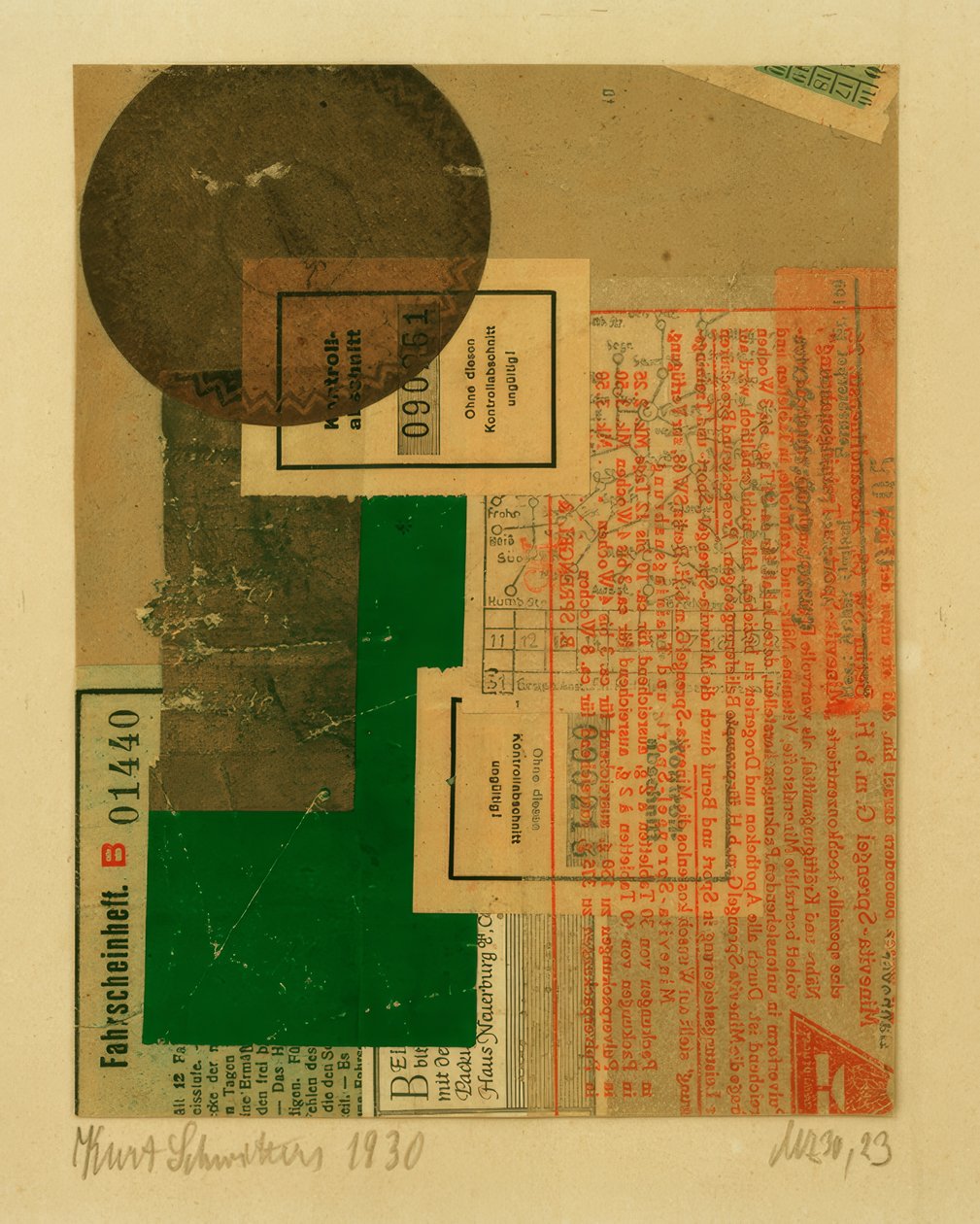Mz 30,23 द्वारा कर्ट Schwitters