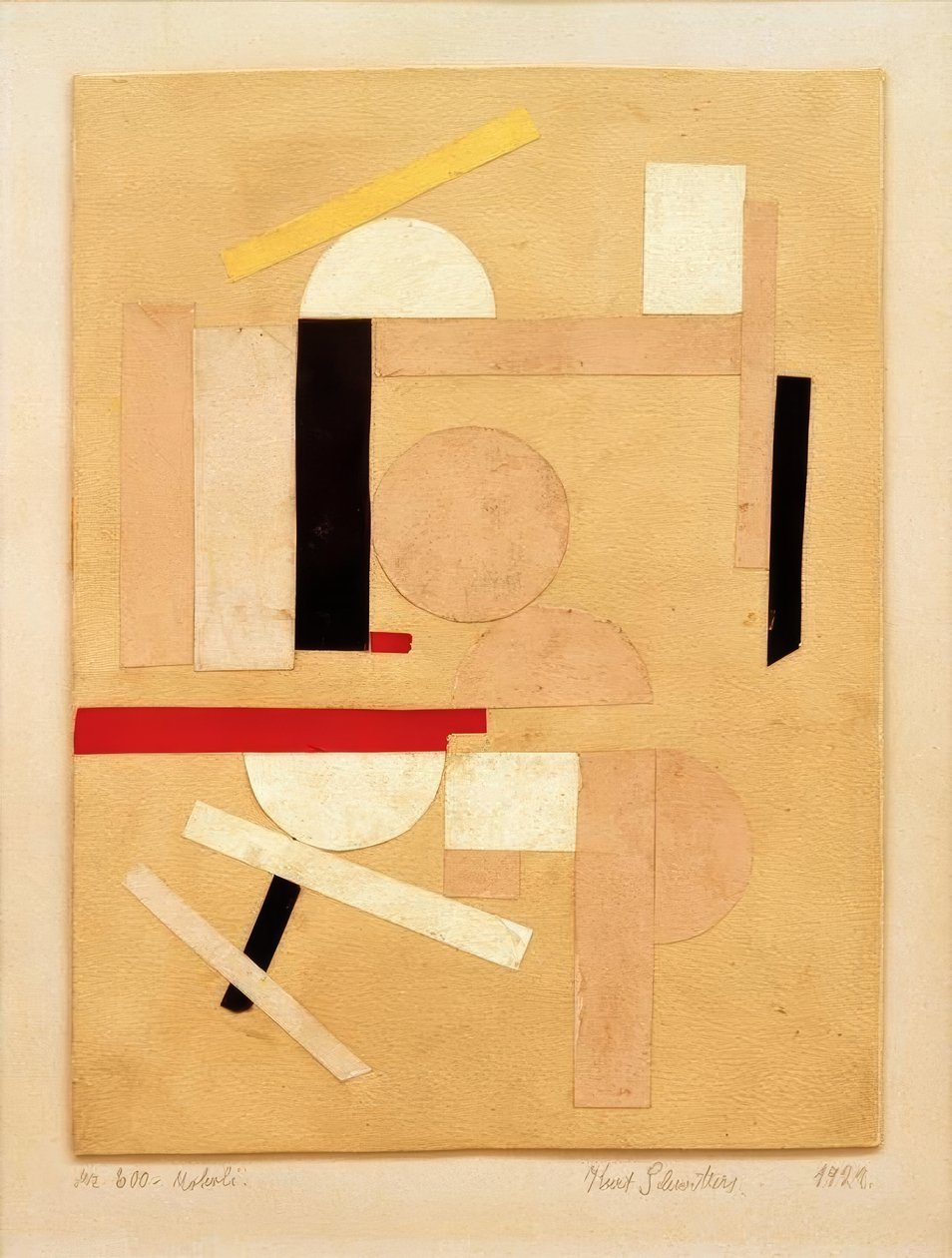 Mz। 600. मोहोली। द्वारा कर्ट Schwitters