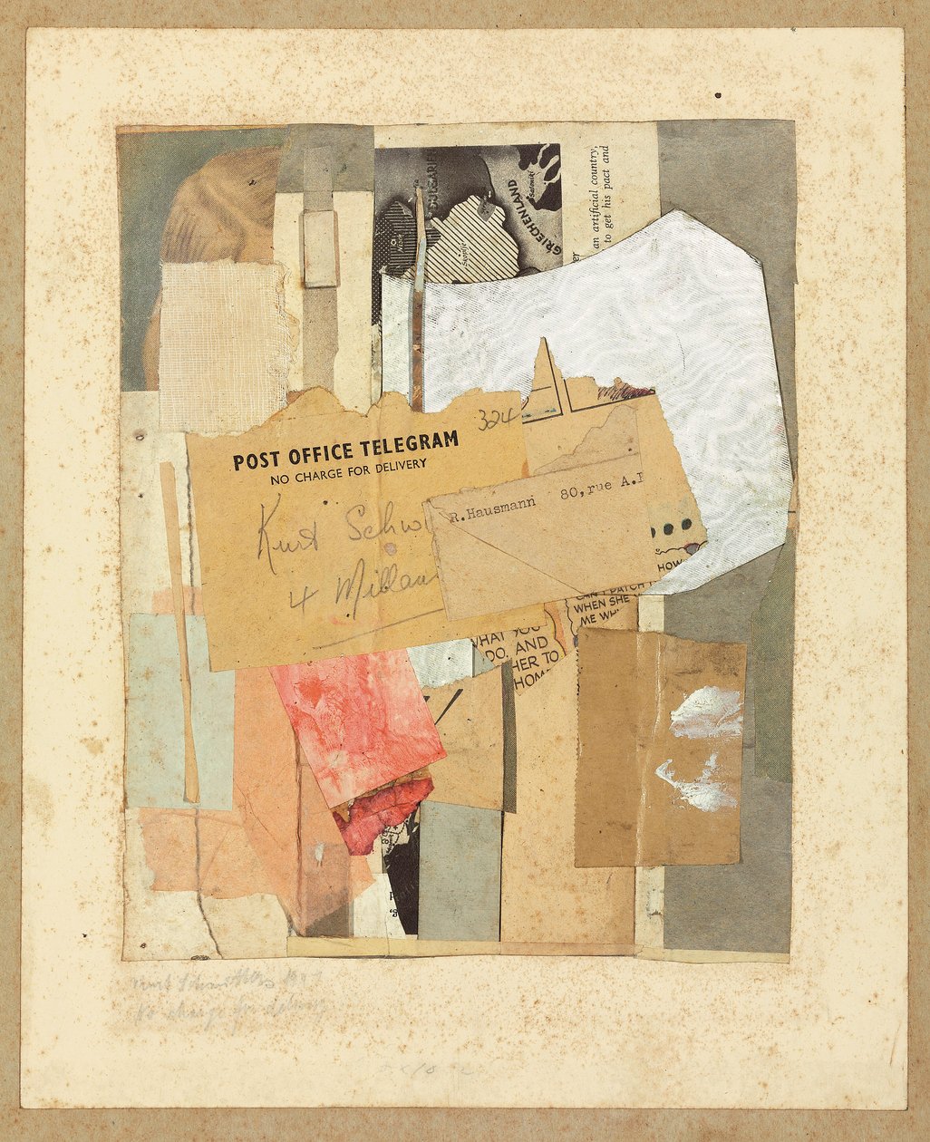 डिलीवरी के लिए कोई शुल्क नहीं, 1947 द्वारा कर्ट Schwitters