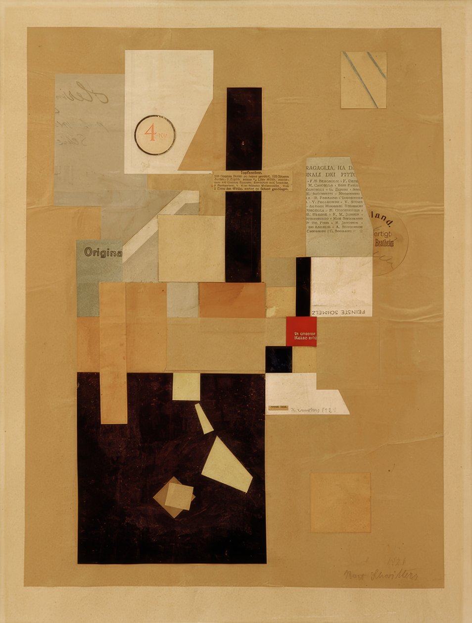 शीर्षकहीन (4 केआर) द्वारा कर्ट Schwitters