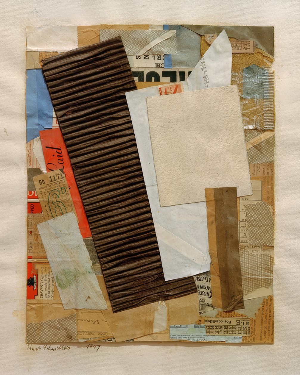 बिना शीर्षक (6 डी) द्वारा कर्ट Schwitters