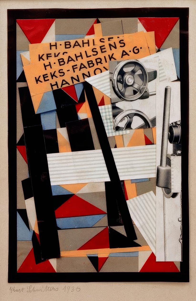 शीर्षकहीन (H.Bahlsens Keks-Fabrik AG) द्वारा कर्ट Schwitters