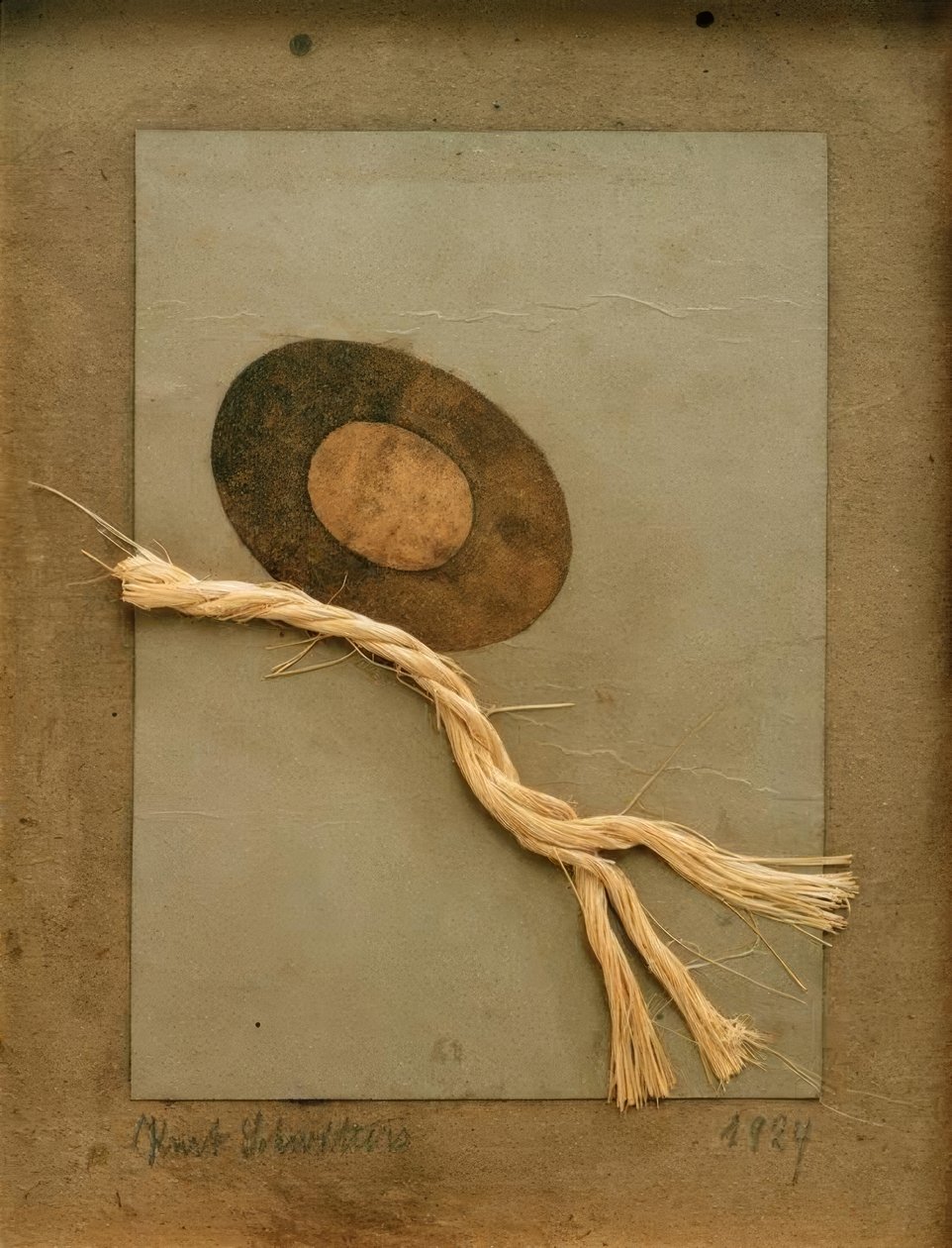 शीर्षक रहित (आर्ग और स्ट्रिंग के साथ ड्राइंग) द्वारा कर्ट Schwitters