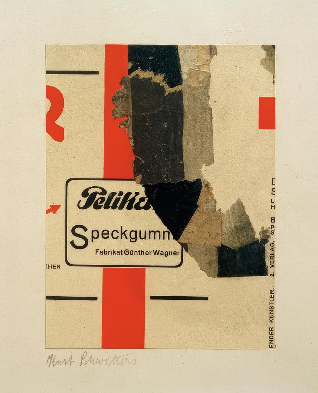 शीर्षकहीन (बेकन गम) द्वारा कर्ट Schwitters