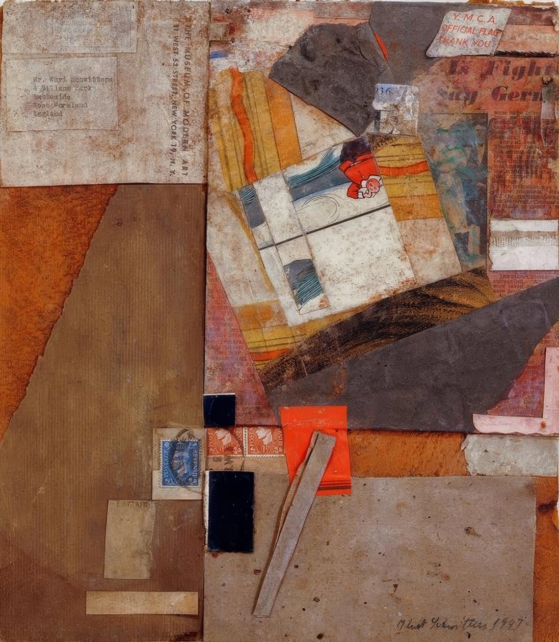 ओहने टाइटल (YMCA आधिकारिक ध्वज धन्यवाद) द्वारा कर्ट Schwitters