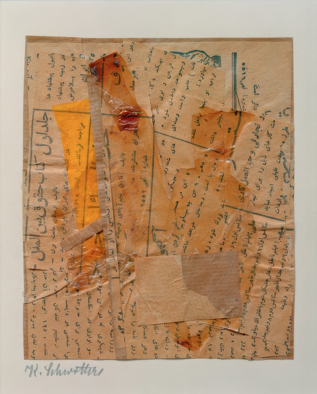 शीर्षकहीन (कुरान के कुछ हिस्सों के साथ) द्वारा कर्ट Schwitters