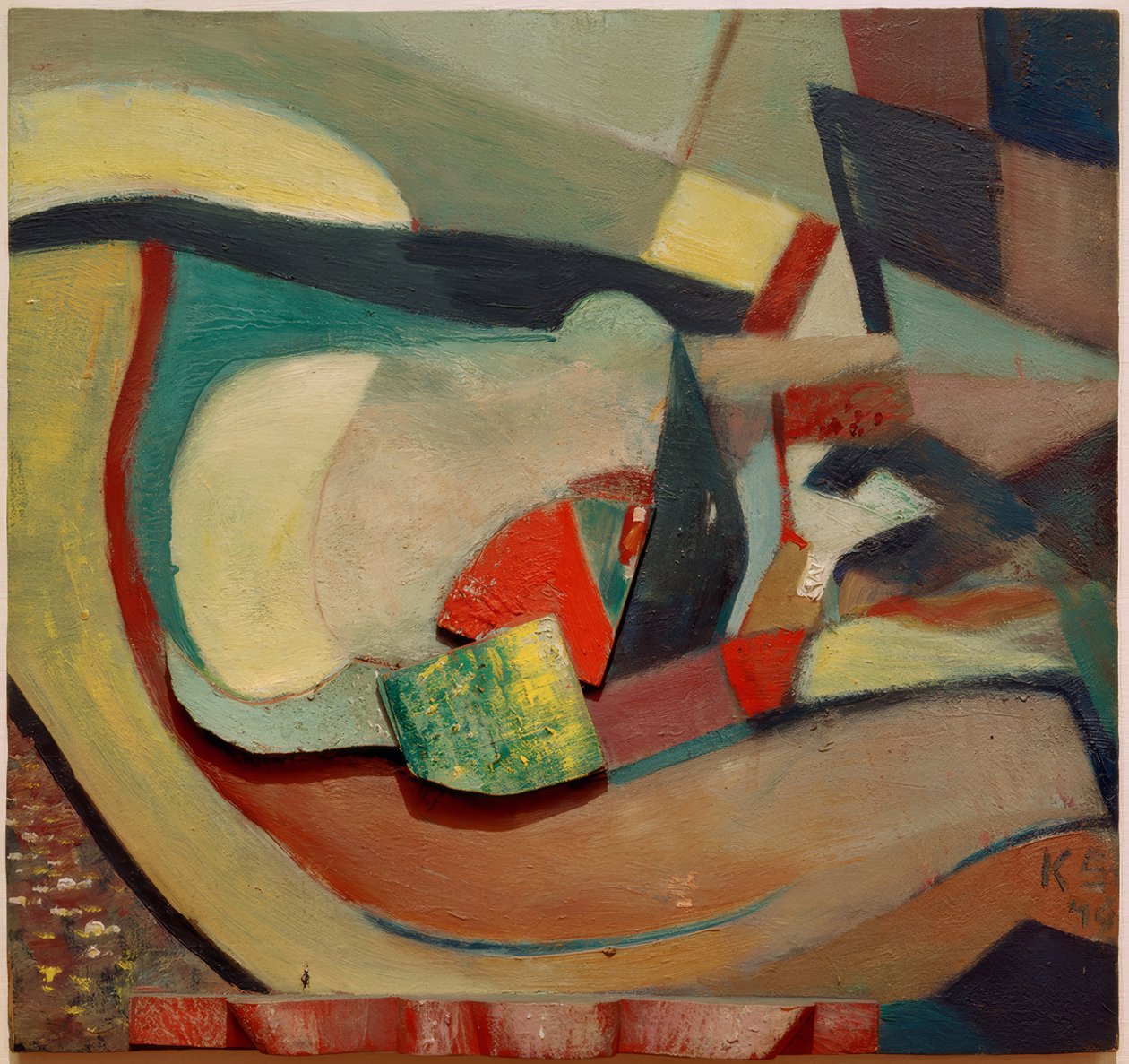 लाल पैर से राहत द्वारा कर्ट Schwitters